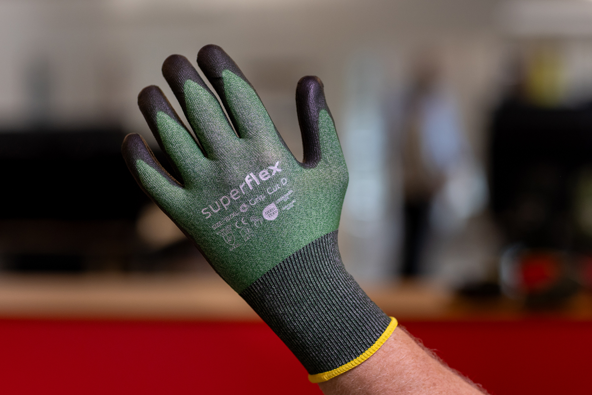 Superflex Grip Cut D thin and flexible cut-resistant work glove