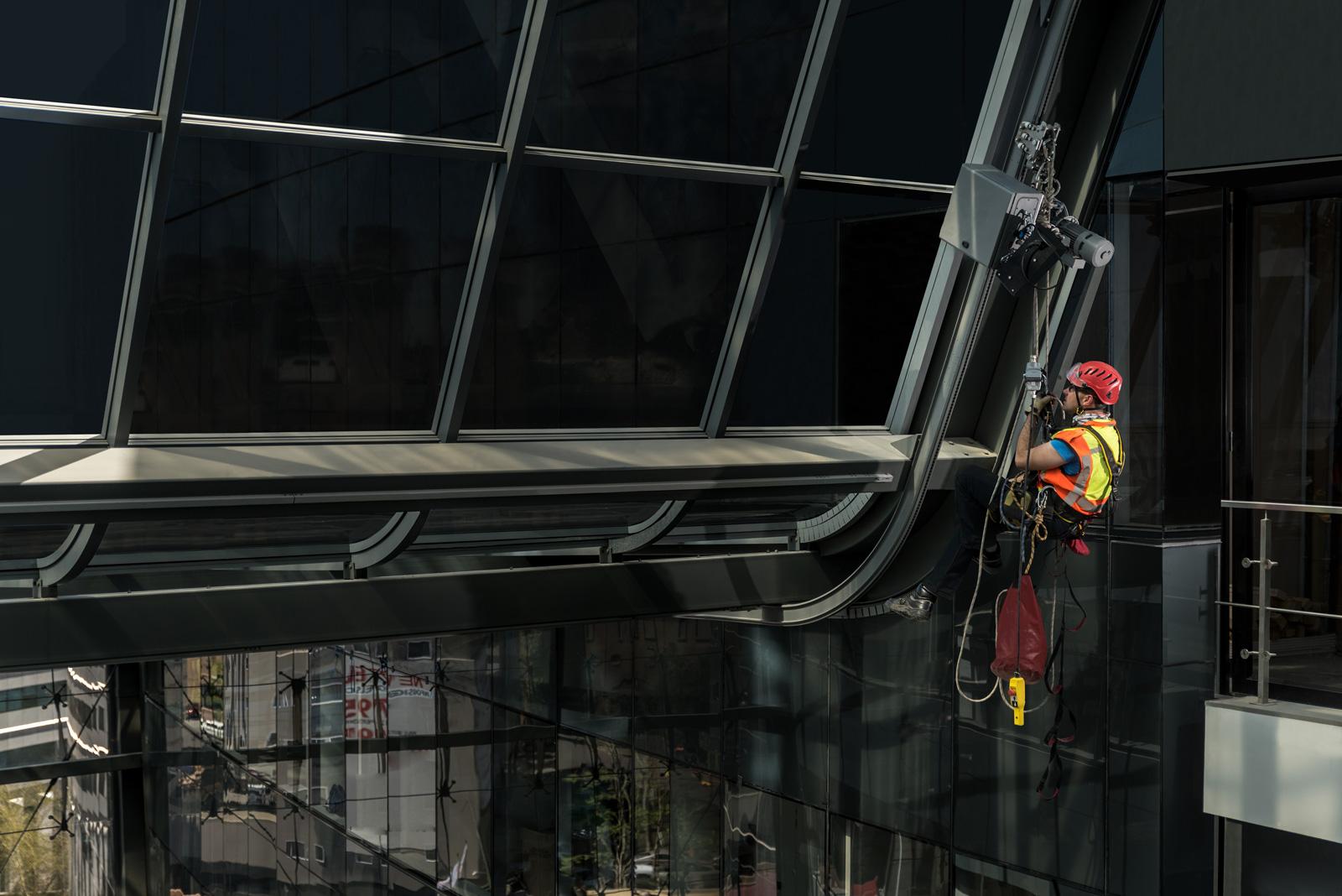 Fallprotection eliminates accidents.