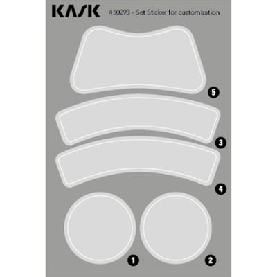 Kask - Plasma Clear Stickers - Helmet spareparts